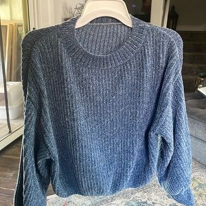 Soft blue sweater